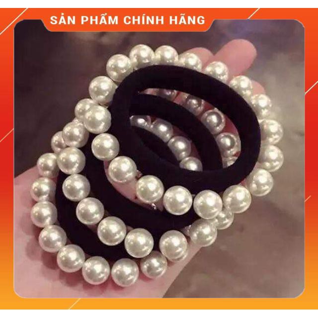 Dây buộc tóc 16 hạt cườm siêu hot