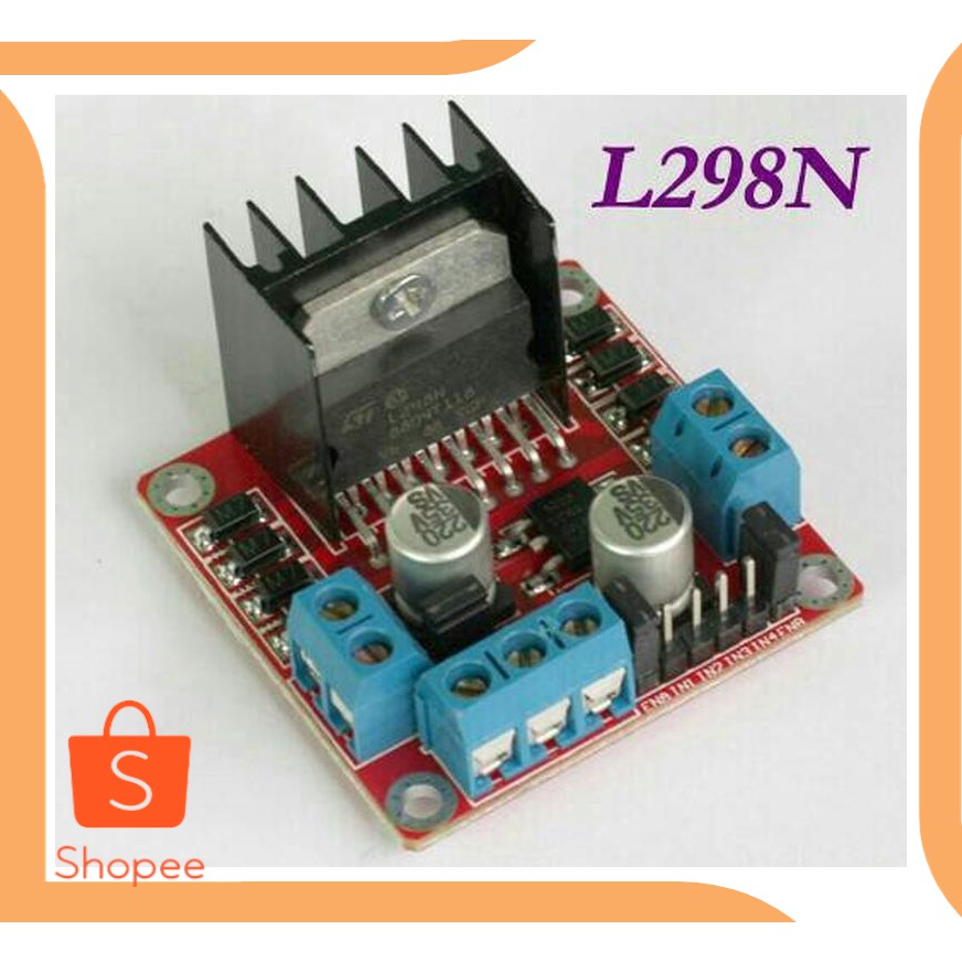 Mô Đun Điều Khiển Động Cơ L298N Tương Thích Arduino 20d