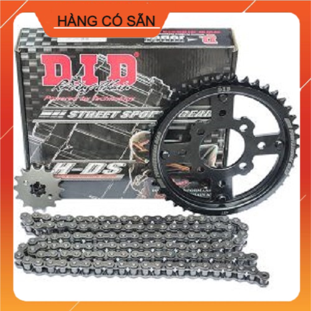 Nhông Sên Dĩa DID HDS 10 ly Suzuki WINNER 150 428x120L 15Tx44T Thái Lan nhập khẩu chính hãng