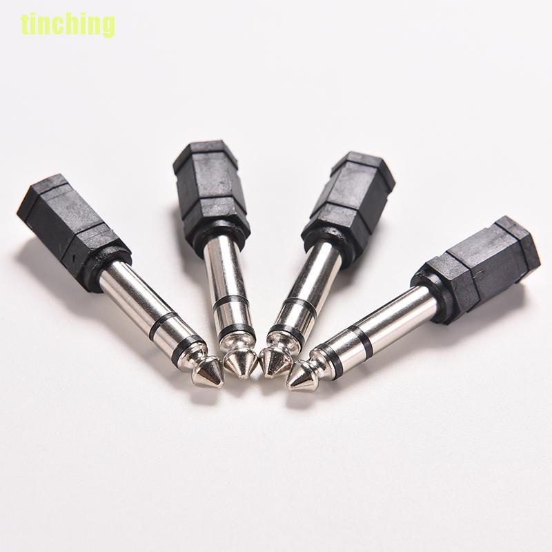 Đầu Chuyển Đổi Âm Thanh 1 6.5Mm 1 / 4 Male Sang 3.5Mm 1 / 8 Female Chất Lượng Cao