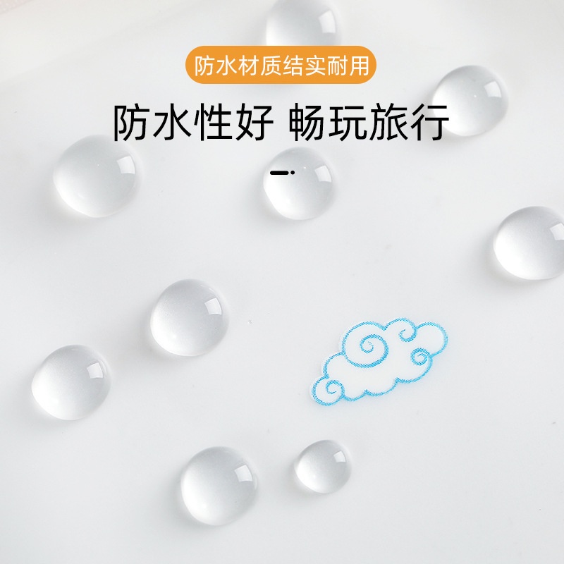 Túi dây rút đựng đồ du lịch chống nước in hình kỳ lân dễ thương