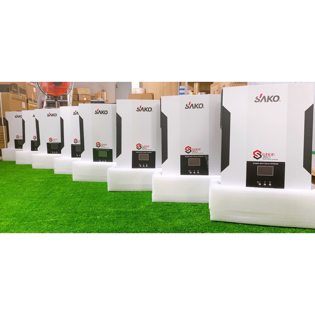 Biến tần offgrid nối lưới 3,5KW - 24VDC SAKO SUNON PRO 3,5KW ; max PV 5000wp 450VDC, Bảo hành 18 tháng