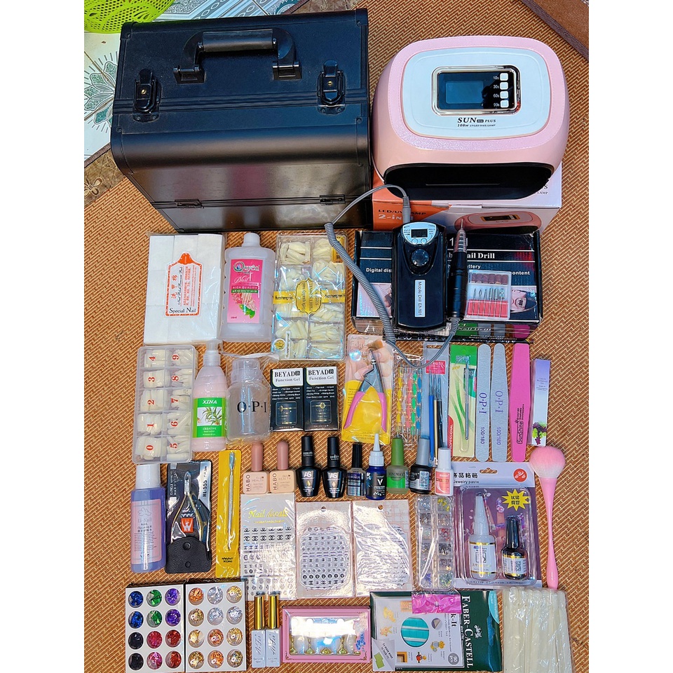 Combo Sét Nail Từ Cơ Bản Đến Nâng Cao,Sét Đầy Đủ Chuyên Mi Nail