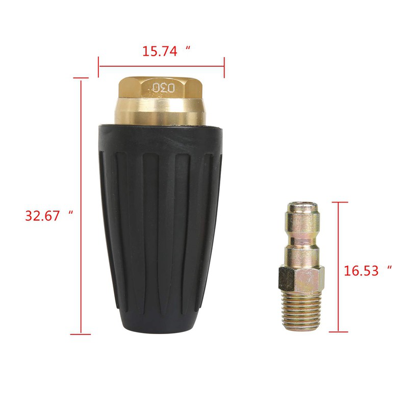 Vòi Phun Nước Áp Suất Cao 3.0 1 / 4 Inch