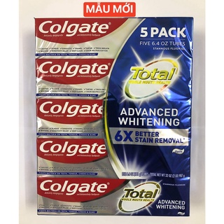 Kem Đánh Răng Colgate Total SF Advanced Whitening Của Mỹ 181g