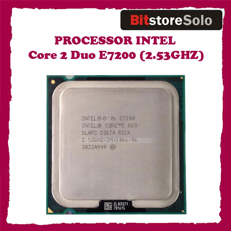Ổ Cắm Intel Coretm2 Duo E7200 775 2.53ghz 1066 Mhz