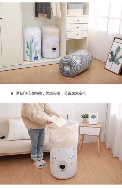 Túi đựng chăn tròn Hàn Quốc (sẵn sll)