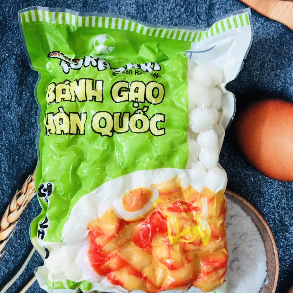 Tokbokki hình sao hoa tim 500g