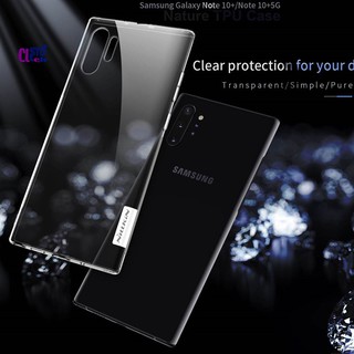 Ốp lưng samsung galaxy note 10 plus và note 10 plus 5g nillkin silicon chính hãng