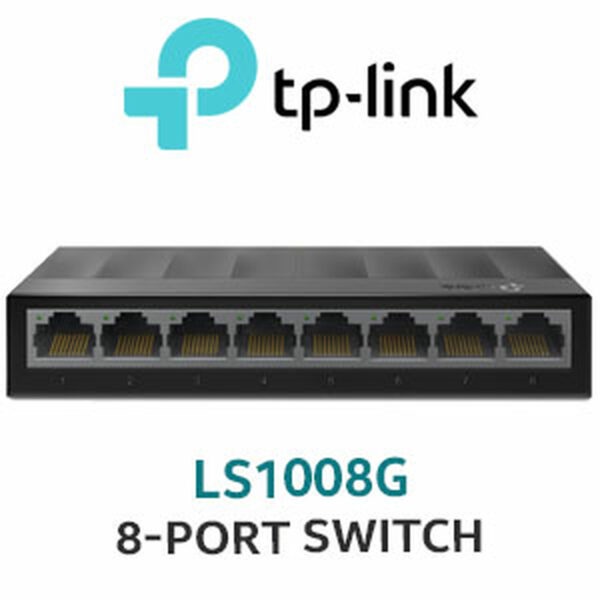 Switch Chia Mạng TP-Link LS1008G 8 Port Tốc Độ Gigabit 10/100/1000Mbps - Hàng Chính Hãng bảo hành 2 năm