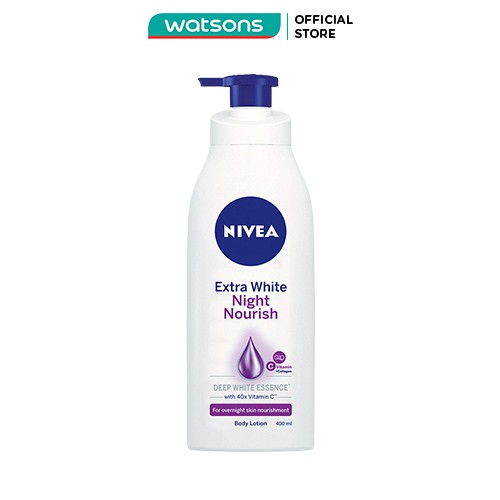 Sữa Dưỡng Thể Dưỡng Trắng Da Ban Đêm Nivea 400ml