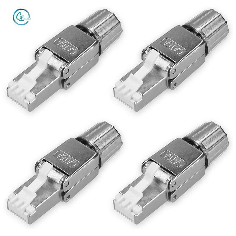 Set 4 Đầu Nối Mạng RJ45 4 Cat6A RJ-45 Cat 6A