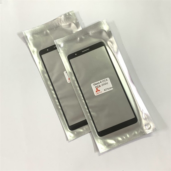 Kính liền keo Samsung A01 Core ĐEN