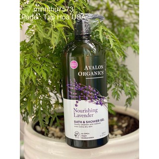Sữa tắm hữu cơ mùi Oải Hương 946ml Avalon