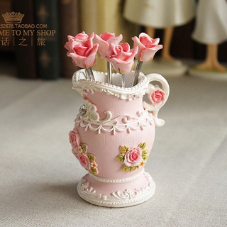 1 Nĩa Cắm Trái Cây/Hoa Hồng/Trái Cây Cỡ Nhỏ Phong Cách Hàn Quốc Dễ Thương Sáng Tạo