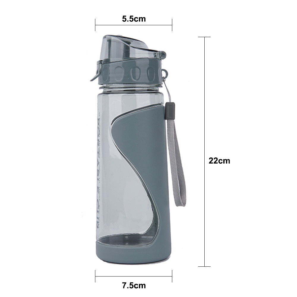 Bình Nước Thể Thao 570ml Bằng Nhựa Không BPA Chống Rò Rỉ Tiện Dụng