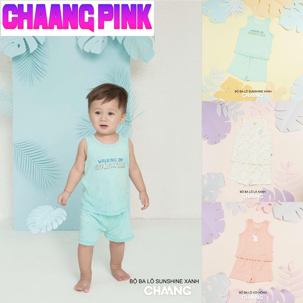 [Mã FASHIONXANH264 giảm 10K đơn 50K] Bộ ba lỗ Chaang