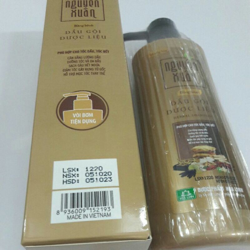 Dầu gội dược liệu Nguyên Xuân Bồng Bềnh