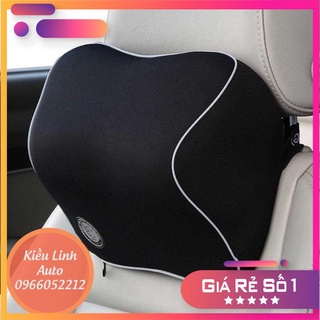Combo Bộ Gối Tựa Đầu Và Tựa Lưng Ô Tô Cao Su Non Cao Cấp Siêu Đàn Hồi