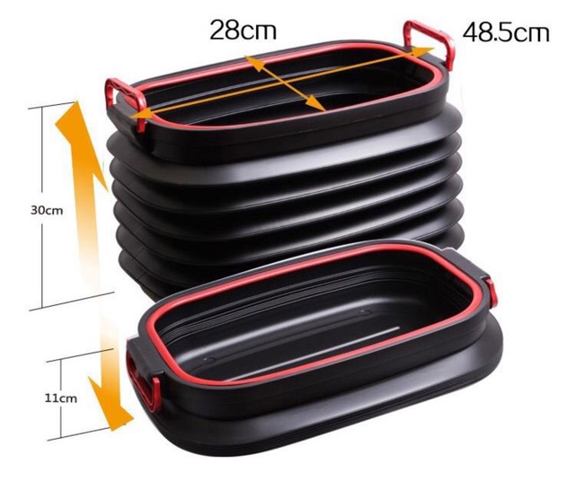 Hộp đựng đồ cốp xe ô tô 40l co giãn gập gọn được -Shop Tiện Ích