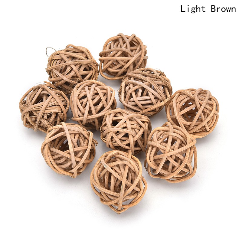 [TrailBlazer] Bộ 10 Quả Bóng Mây Khô Thủ Công 3cm / 5cm Trang Trí Tiệc Cưới Lễ Hội