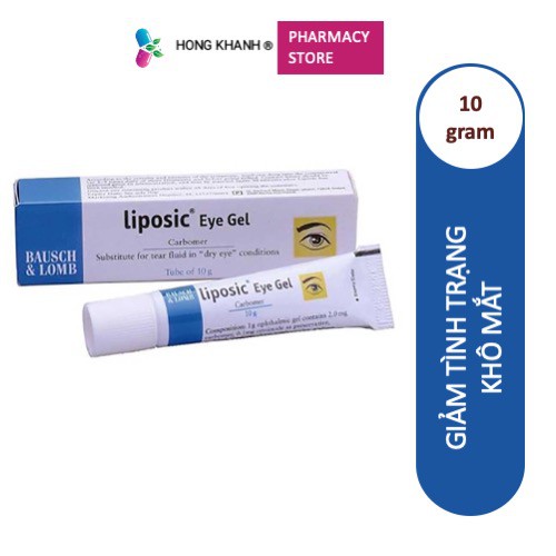 LIPOSIC EYE GEL TRA MẮT (TUÝP 10G)