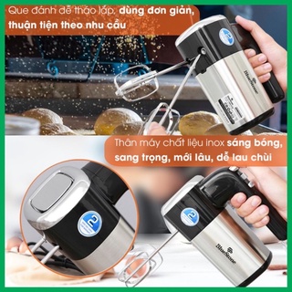 Máy đánh trứng BlueStone HMB 6338 Công suất 400w- Bảo hành 2 năm / Máy quấy bột bánh BlueStone Chính hãng