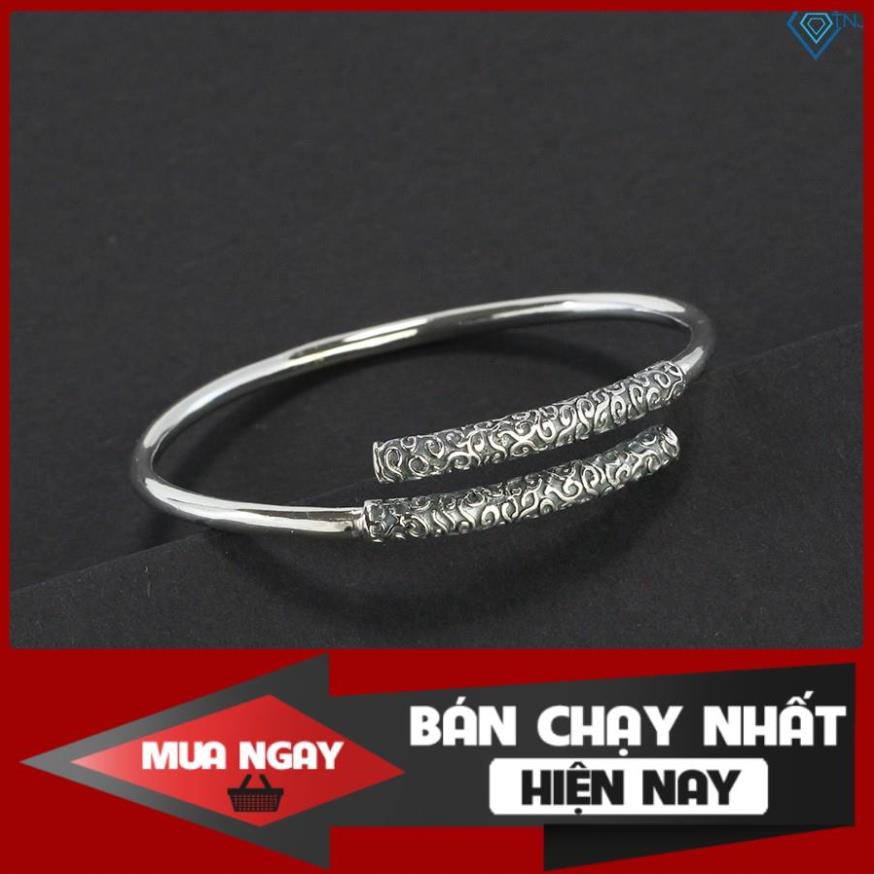 Lắc tay bạc nam gậy như ý xi bạc thái cá tính LTA0005 - Trang Sức TNJ