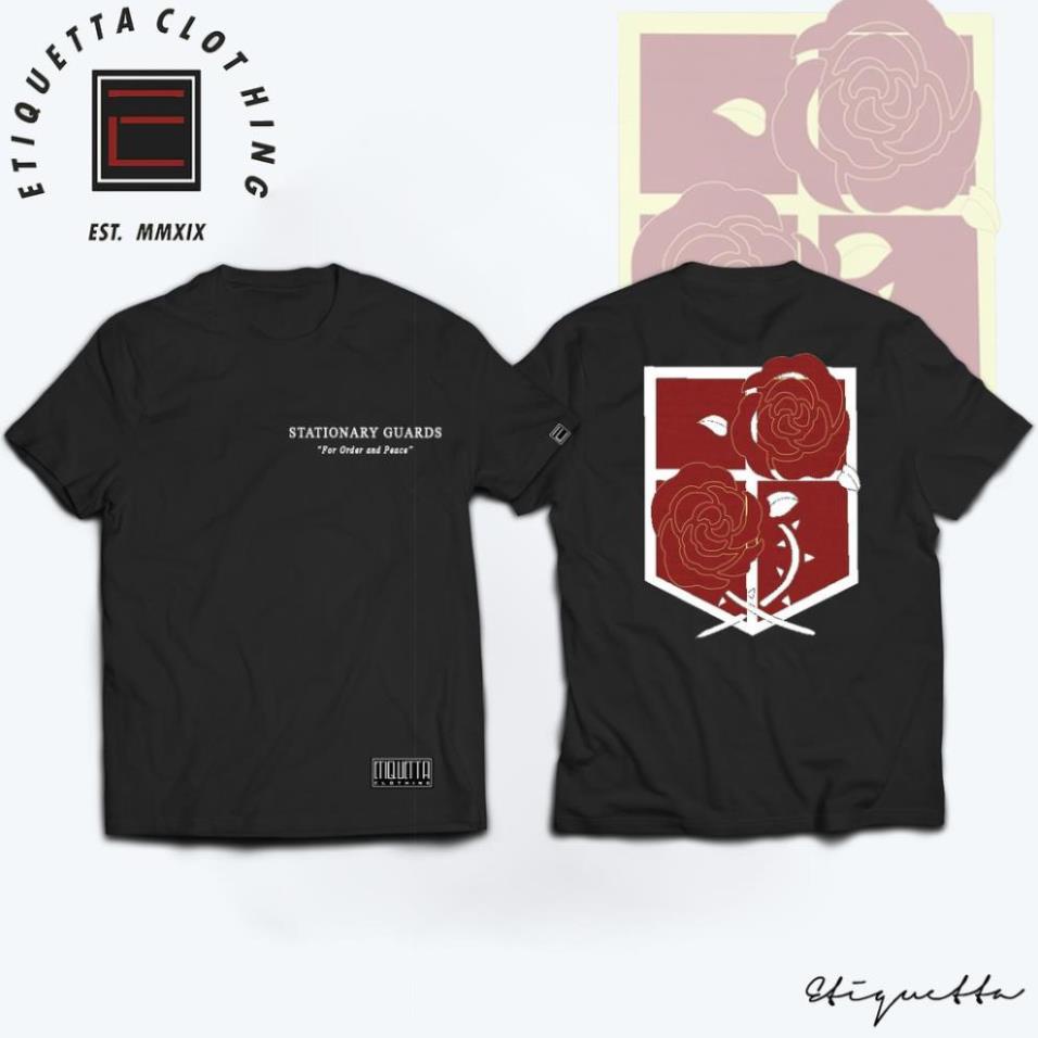 (sale) Áo Phông Attack on Titan - Stationary Guard