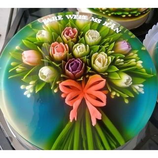 Kim thạch 3D hoa Tulip