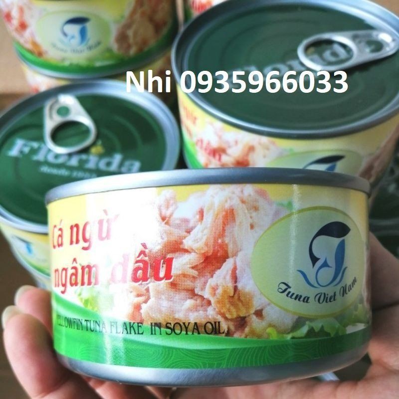 Cá ngừ ngâm dầu (thịt xé) 165gr/ lon