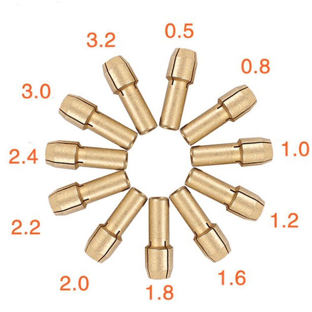 ELLSWORTH Bộ 10 Đầu Kẹp Mũi Khoan Mini