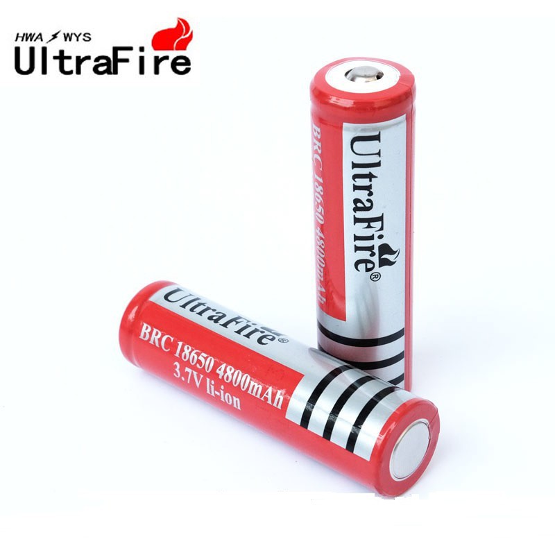 Pin Sạc Li-Ion Ultrafire 18650 4200mAh / 6800mAh (Pin Đỏ) - Pin Sạc Lithium