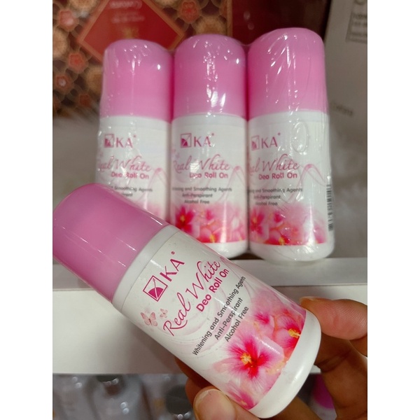 Lăn khử mùi trắng da KA real whtite