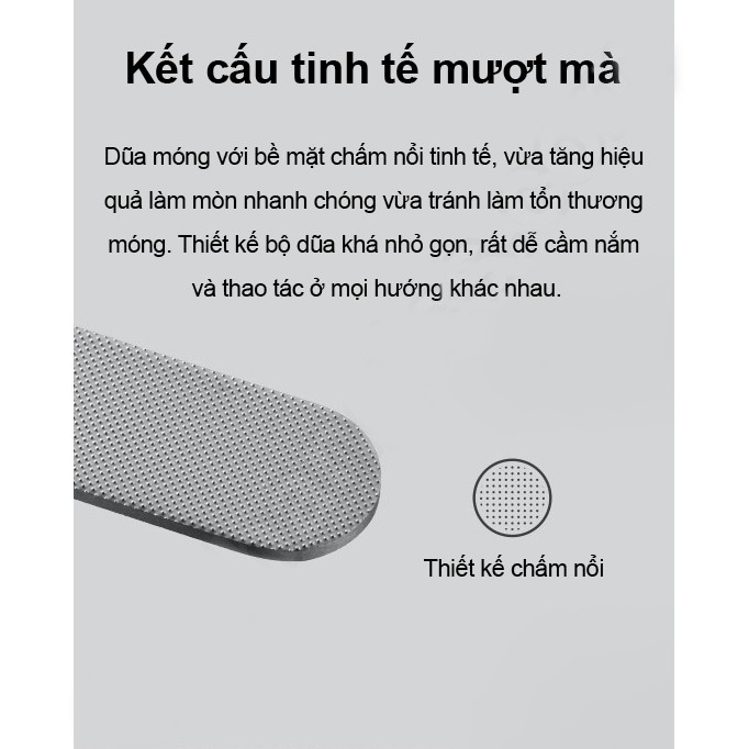 ( Bộ 5 món ) Bộ bấm móng tay cao cấp chính hãng Xiaomi , Dụng cụ làm móng Xiaomi 5 món kéo tỉa lông mũi, dũa móng,...