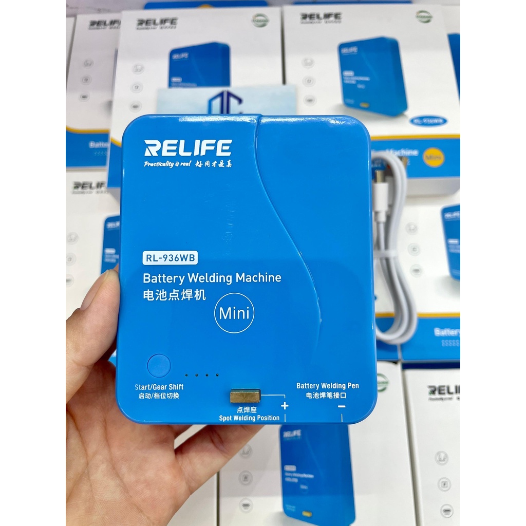 Bộ hàn Cell pin Mini Relife RL-936WB nhỏ gọn, 4 mức độ nhiệt
