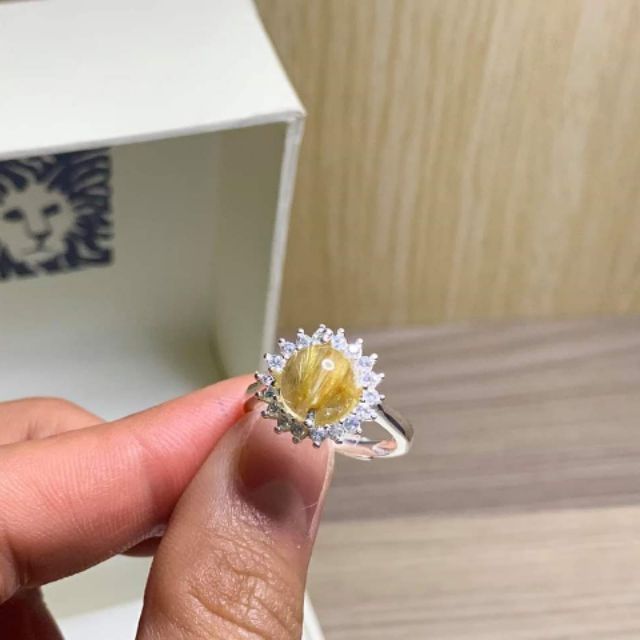 nhẫn bạc đá phong thủy theo yêu cầu