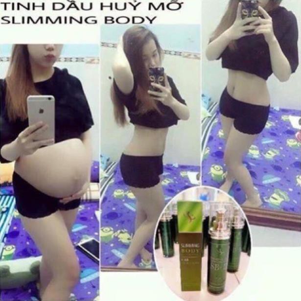 Trọn Bộ Đai Điện Quấn Nóng Giảm Mỡ SLIMMING BODY 2 + Tinh Dầu + collagen tan mỡ