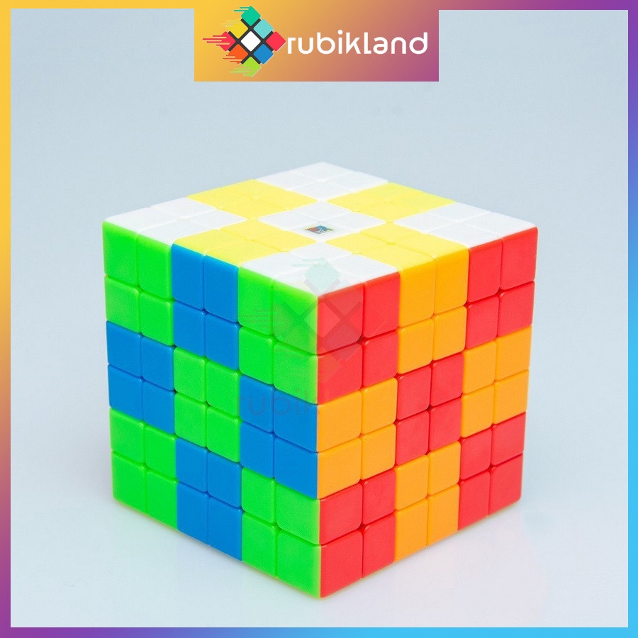 Rubik 6x6 Stickerless MoYu MeiLong MFJS Rubic 6 Tầng 6x6x6 Đồ Chơi Trí Tuệ Trẻ Em