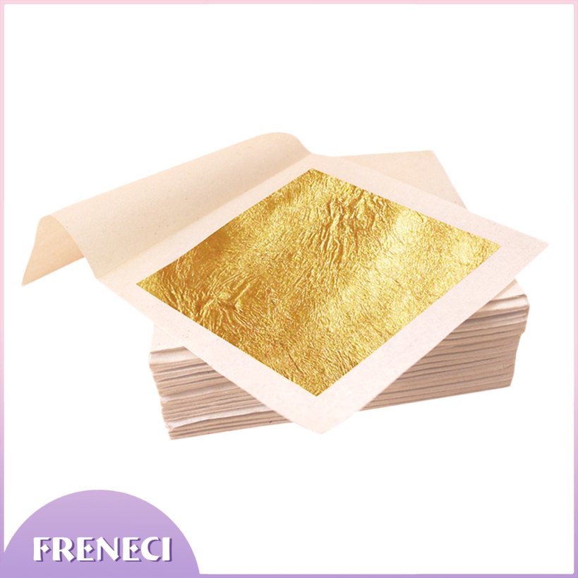 1PC  98% Genuine Gold Leaf Foil for Arts Craft Gilding Decor 9.33x9.33cm