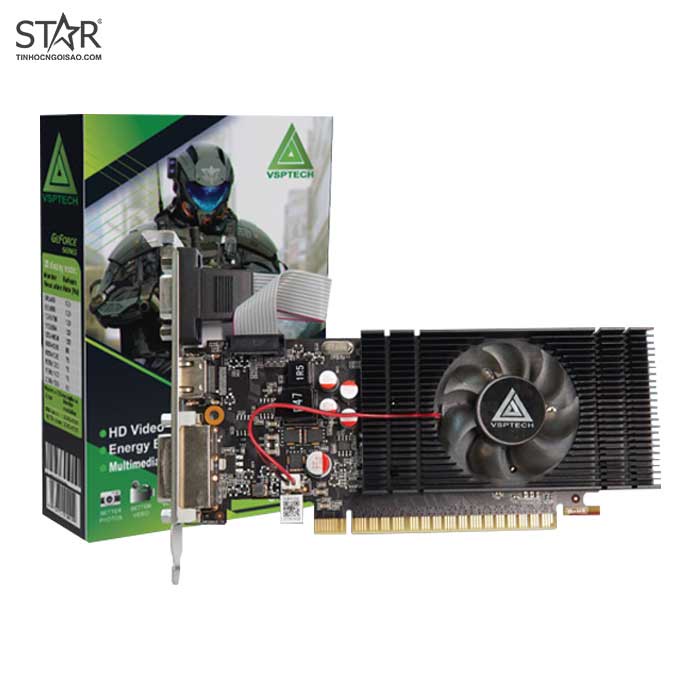 [Mã SKAMLTSM9 giảm 10% đơn 99K] VGA VSPTech GT 740 4G DDR3 Chính Hãng (VSP GT740-4GD3 LP) | BigBuy360 - bigbuy360.vn