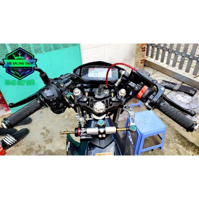 Cùm Ex Cho Satria Raider Sonic Có Giắc Cắm Trợ sáng Tắt Máy Tắt Đèn Passing.NB Racing Shop