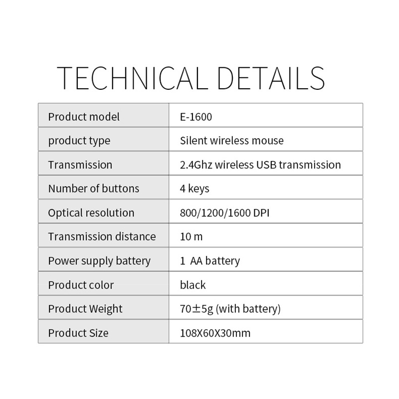 IMice G-1600 Chuột không dây 2.4G Chuột không dây Mute Kiểu dáng thời trang Văn phòng kinh doanh Chuột mini