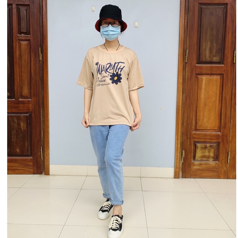 Áo thun nam nữ form rộng, áo phông tay lỡ unisex ATL326