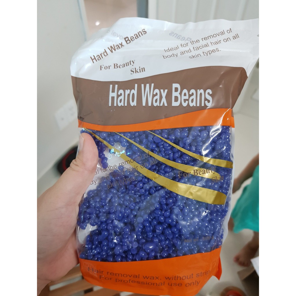 Sáp Wax Lông Nóng Hạt Đậu Hard Wax Beans 100g - Hạt Wax Lông - Tặng Que Wax - Thẩm Mỹ Huyền Trang