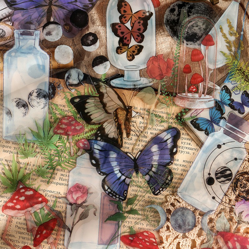 Set 20 miếng dán trang trí hình hoa cúc xinh xắn