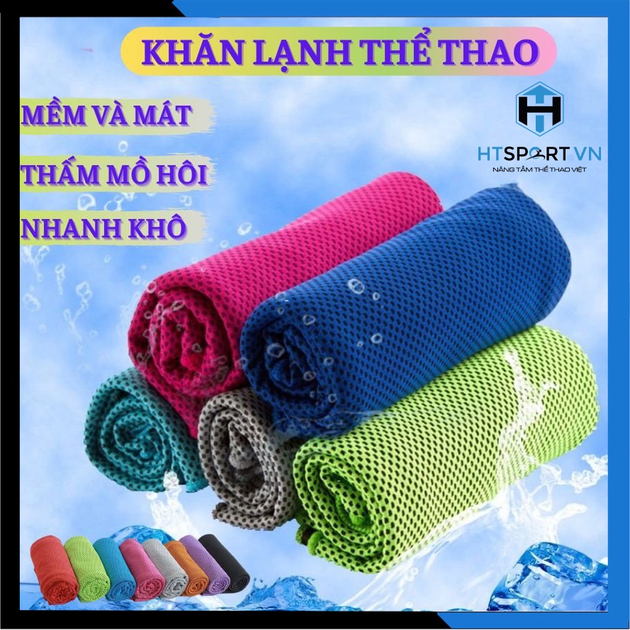 Khăn Lạnh Thể Thao, Cool Towel Tập Gym, Yoga Đa Năng Thấm Hút Mồ Hôi Tốt, Làm Mát Tức Thì.