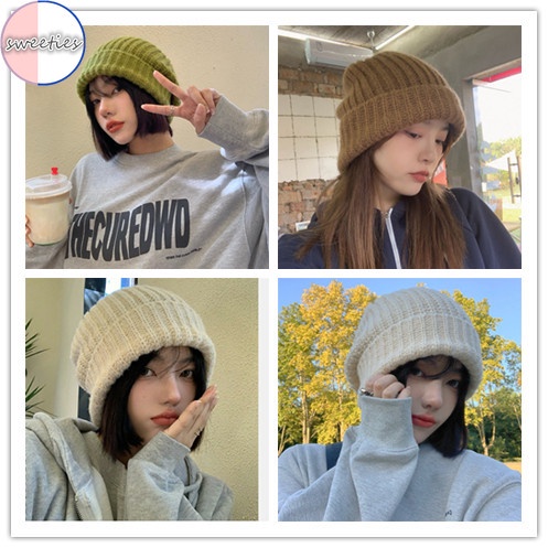 Nón len giữ ấm màu sắc đơn giản dành cho cả nam và nữ