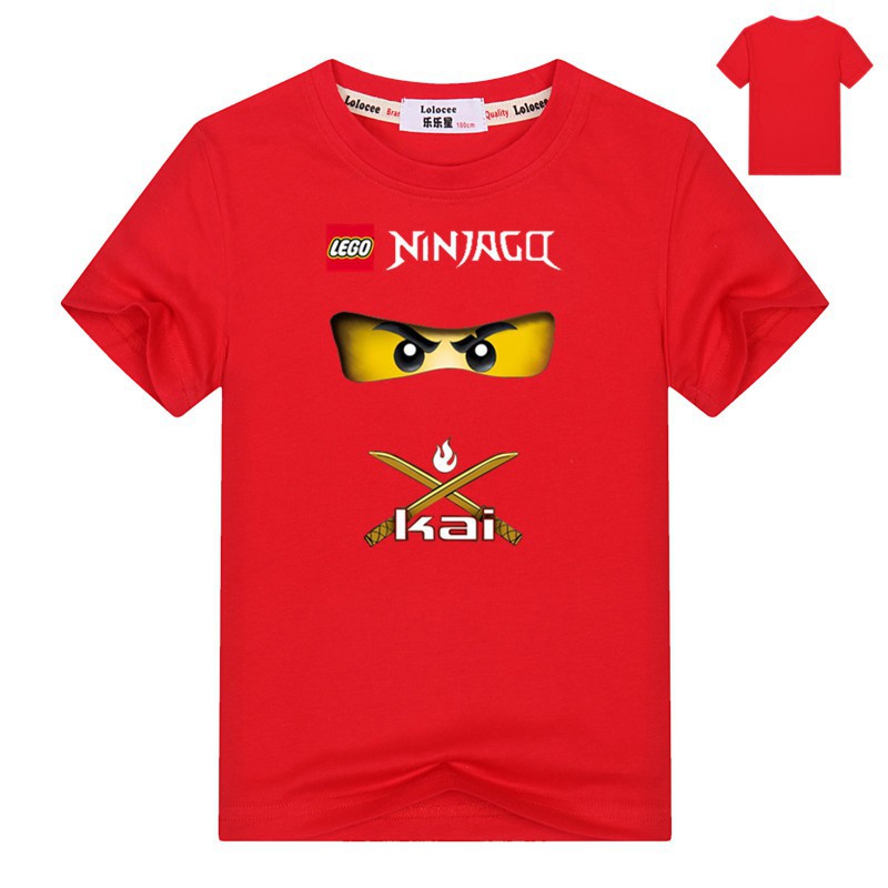 Áo thun tay ngắn in hình Ninjago dành cho bé