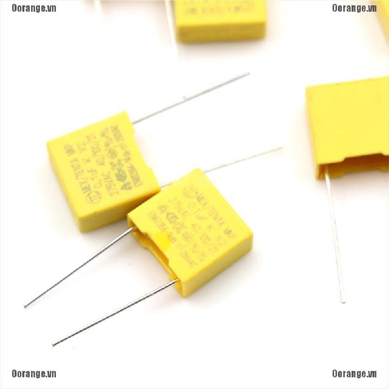 Set 20 Tụ Điện 0.1UF X2 104 100NF 275V 10mm DIP Chuyên Dụng